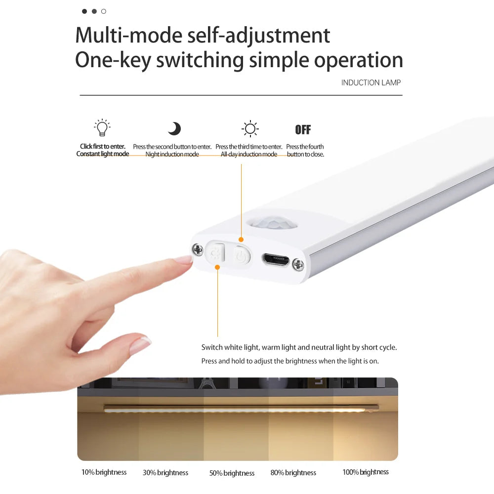Lampe LED avec Détecteur de Mouvement