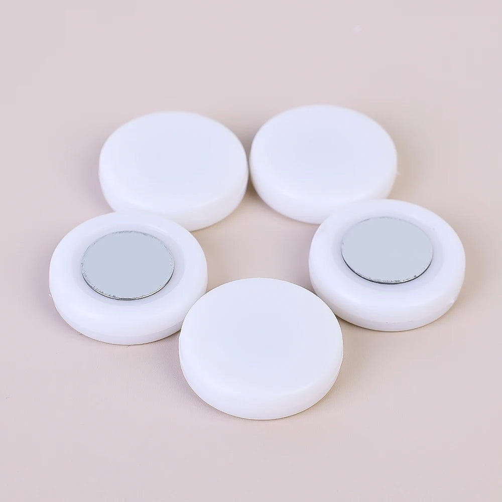20/2Pcs Magnetic Hook Multi-Purpose Wall Mount Anti-Lost Magnet Holder Hook Fridge Sticker Remote Control Storage Organizer Hook