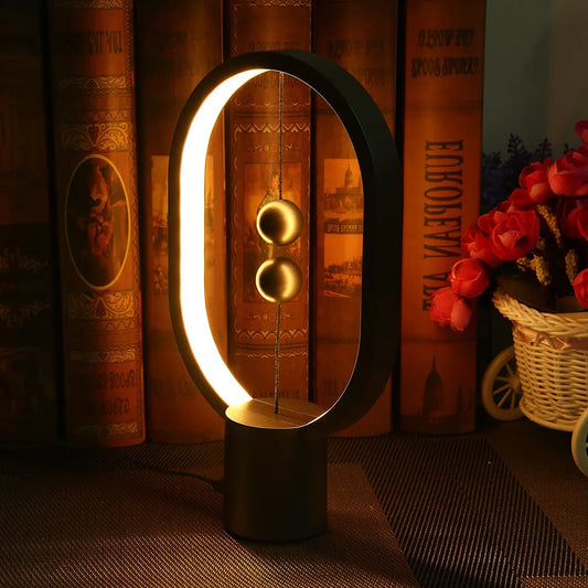 Creative Table LED Mini Balance Light Night Light Balance Lamp USB Bedside Night Lamp Decorative For Bedroom